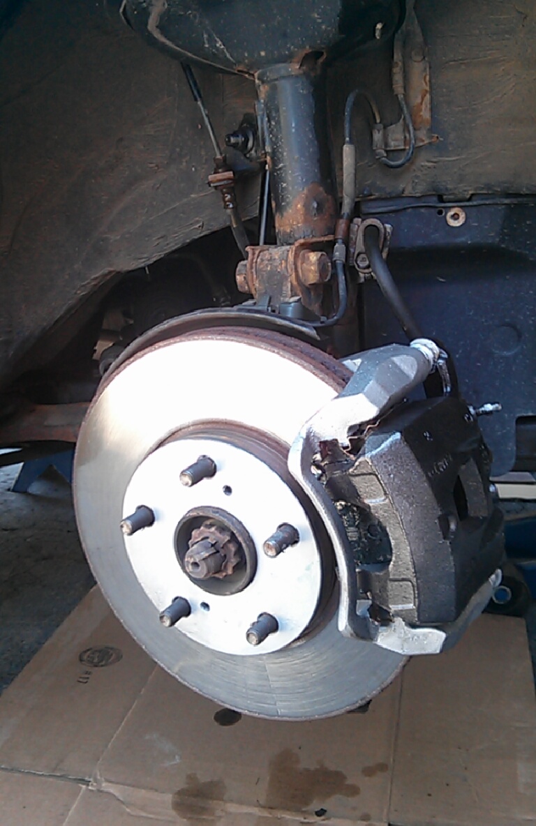 Painted and assembled brakes